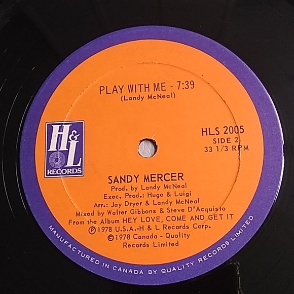 Sandy Mercer - The Big Single, 12" Single - Picture 4 of 4